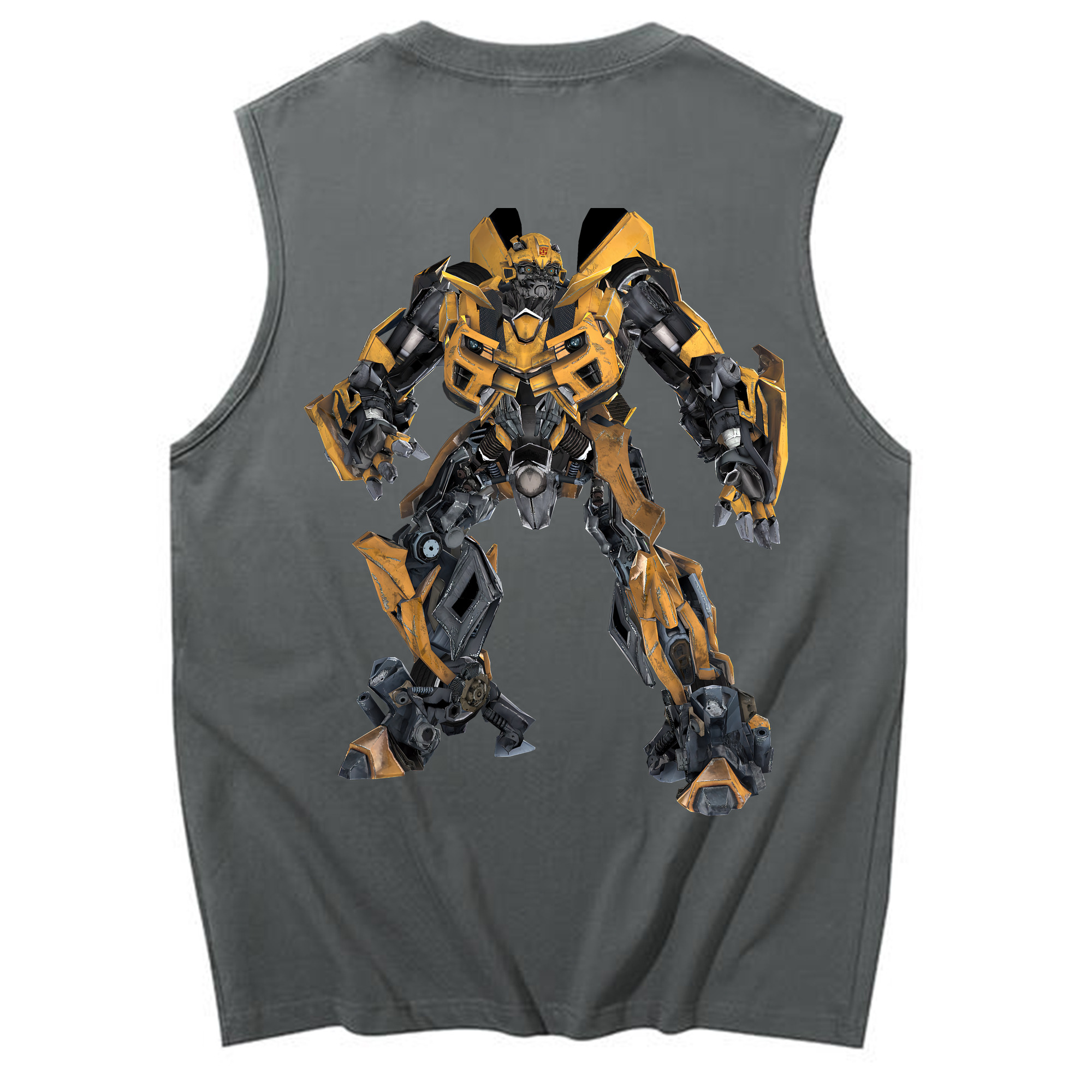 （画像用） Transformers トランスフォーマー コットン100％タンクトップ（背面プリント）
